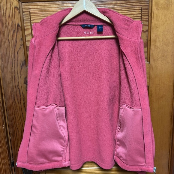 IZOD salmon color two tone Zip up warm jacket. Sixe XL - Picture 8 of 9